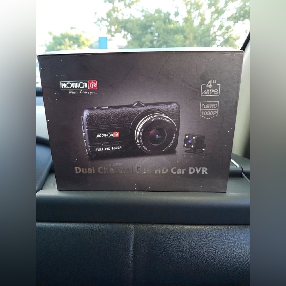 New Provision ISR Dual Channel Full HD Car DVR 1080p Loop Recording